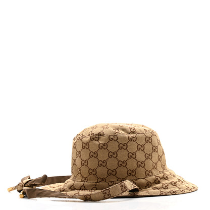 Gucci Canvas Monogram Reversible Bucket Hat M Brown 11 of 18