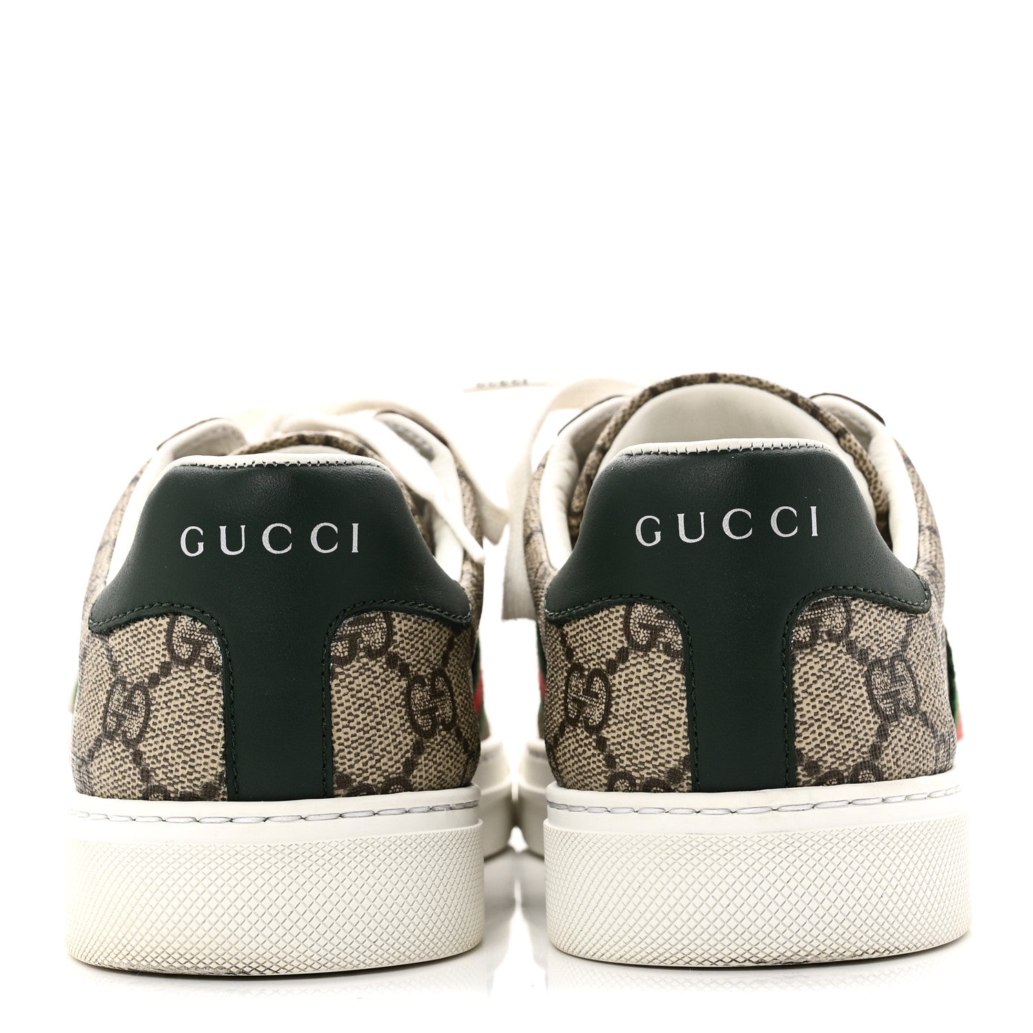 Gucci GG Supreme Monogram Womens New Ace Low-Top Sneaker 36.5 Beige 6 of 9