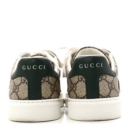 Gucci GG Supreme Monogram Womens New Ace Low-Top Sneaker 36.5 Beige 6 of 9