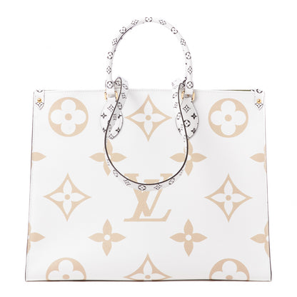Louis Vuitton Monogram Giant Onthego GM Kaki Beige 1 of 8
