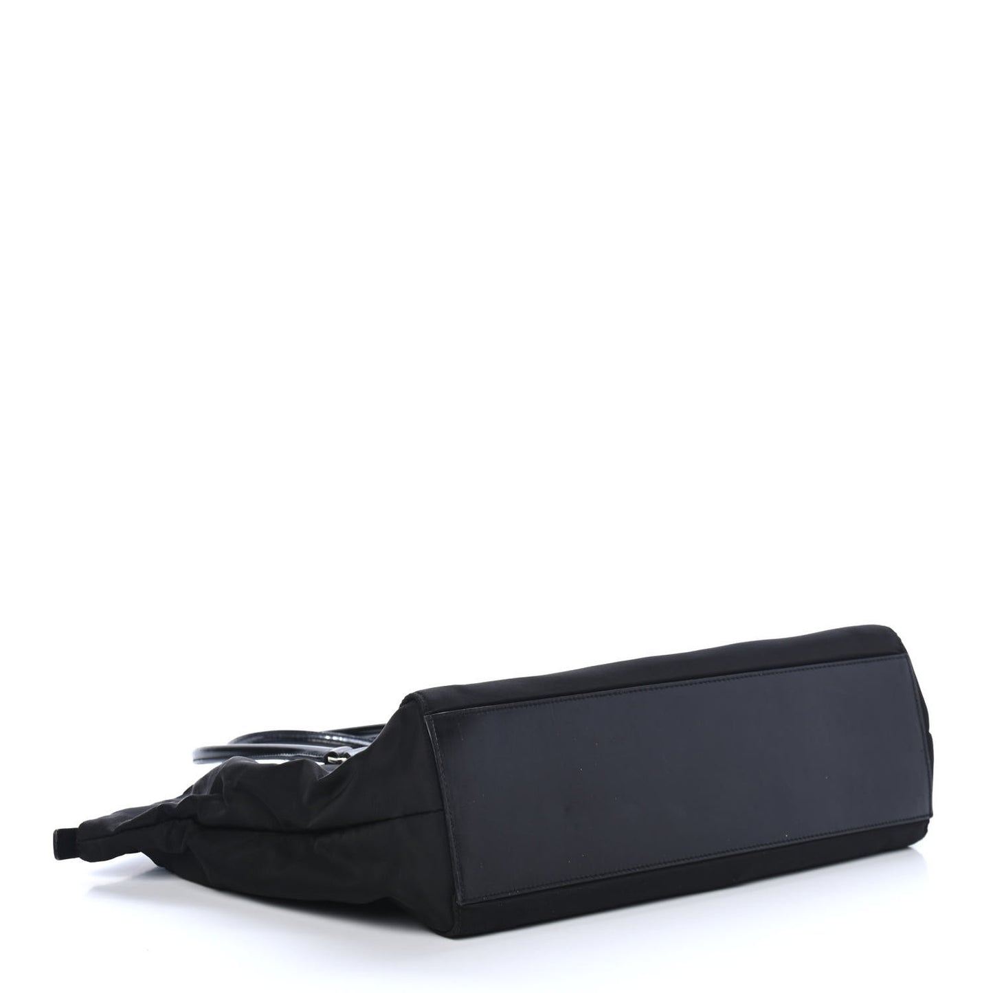 Tessuto Nylon Soft Calf Tote Black