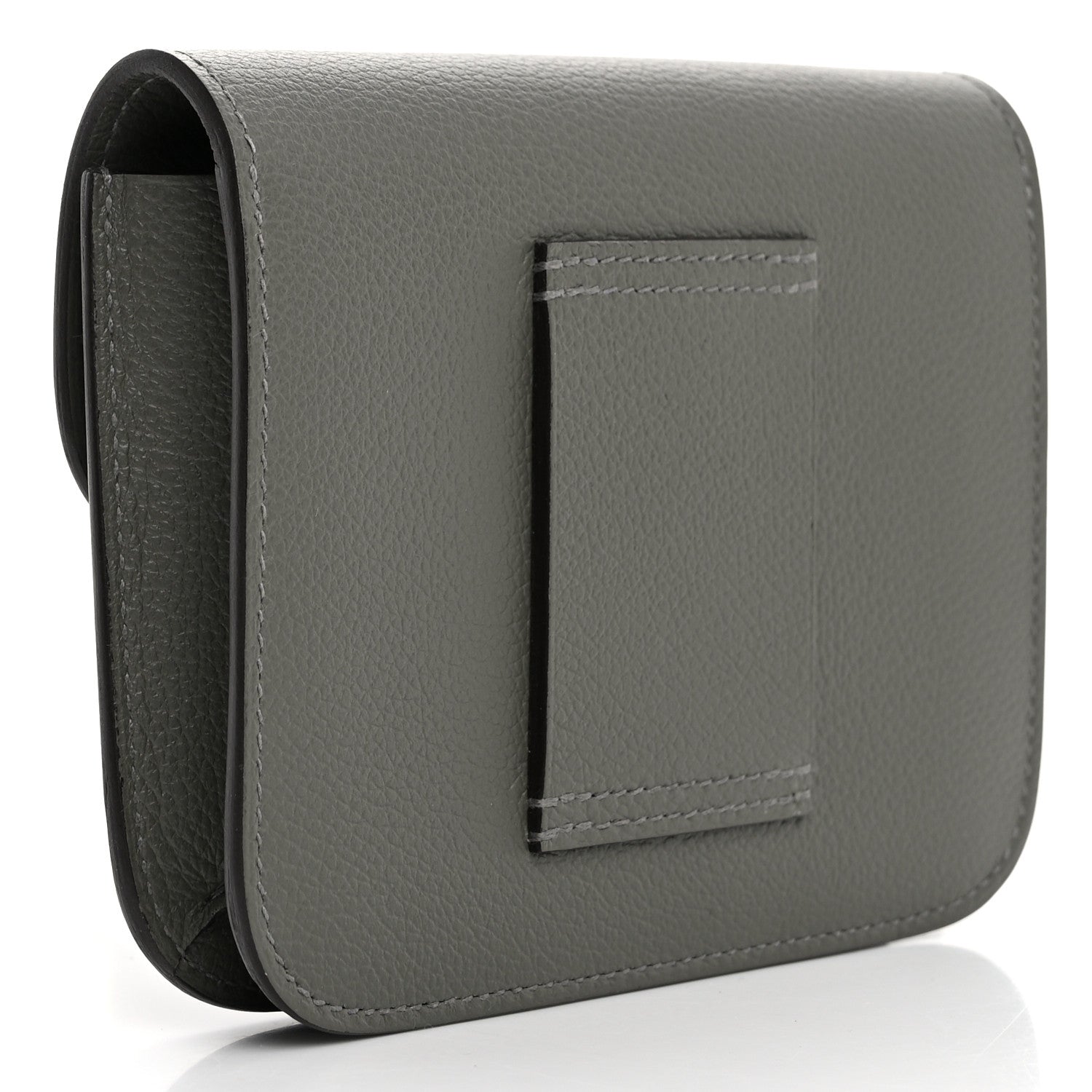 Hermes Evercolor Constance Slim Wallet Gris Meyer 4 of 9