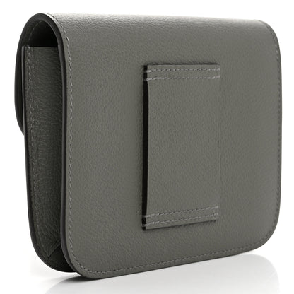 Hermes Evercolor Constance Slim Wallet Gris Meyer 4 of 9