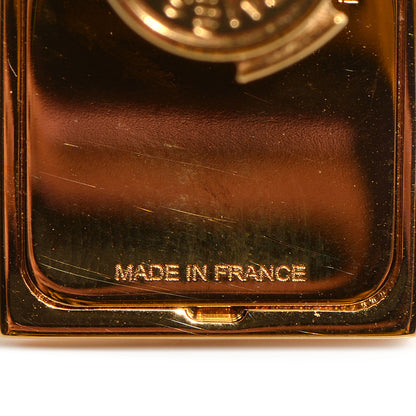 Hermes Gold Plated Saint Louis Crystal Circe Earrings 5 of 6