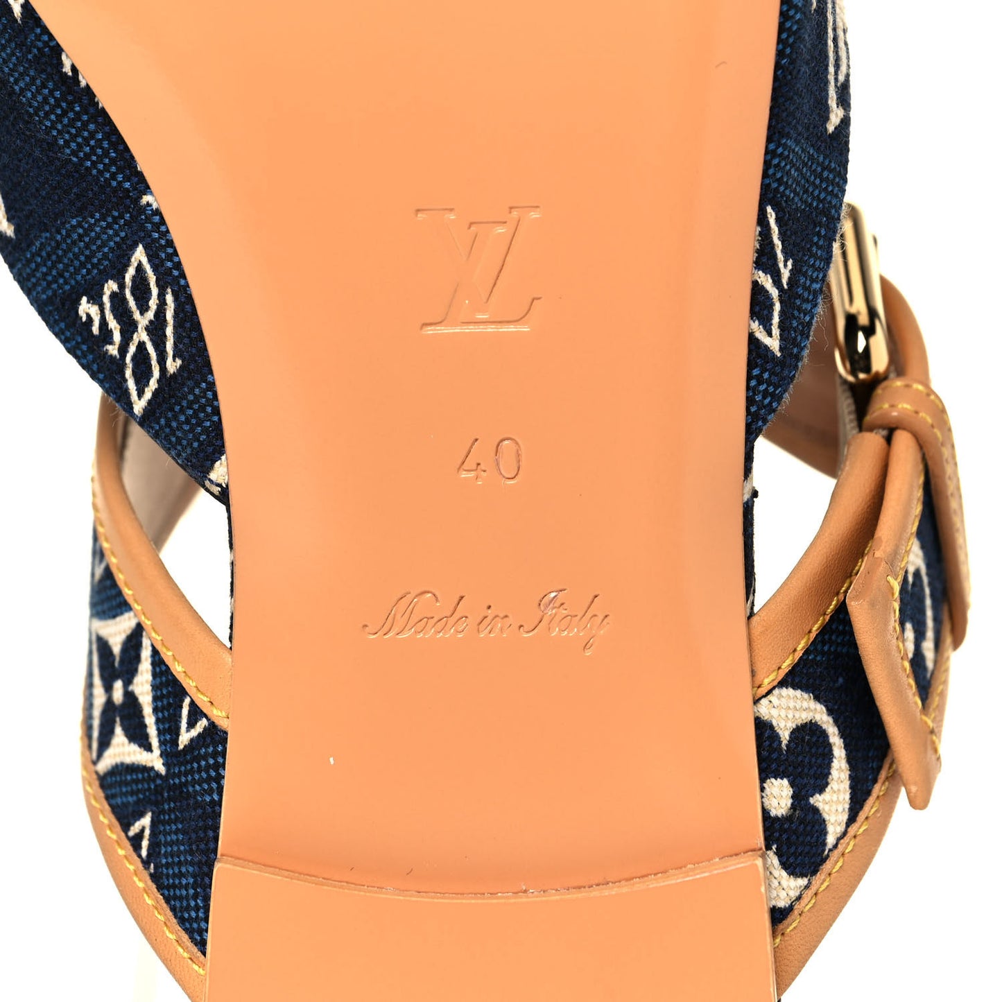 Since 1854 Sofia Flat Mule 40 Blue