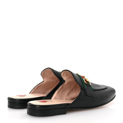 Gucci Calfskin Womens Princetown Slippers 35.5 Black 5 of 15