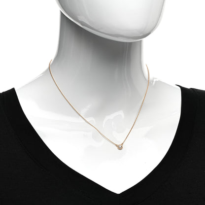 Tiffany 18K Rose Gold Diamond .17ct Elsa Peretti Diamonds by the Yard Pendant Necklace 2 of 4