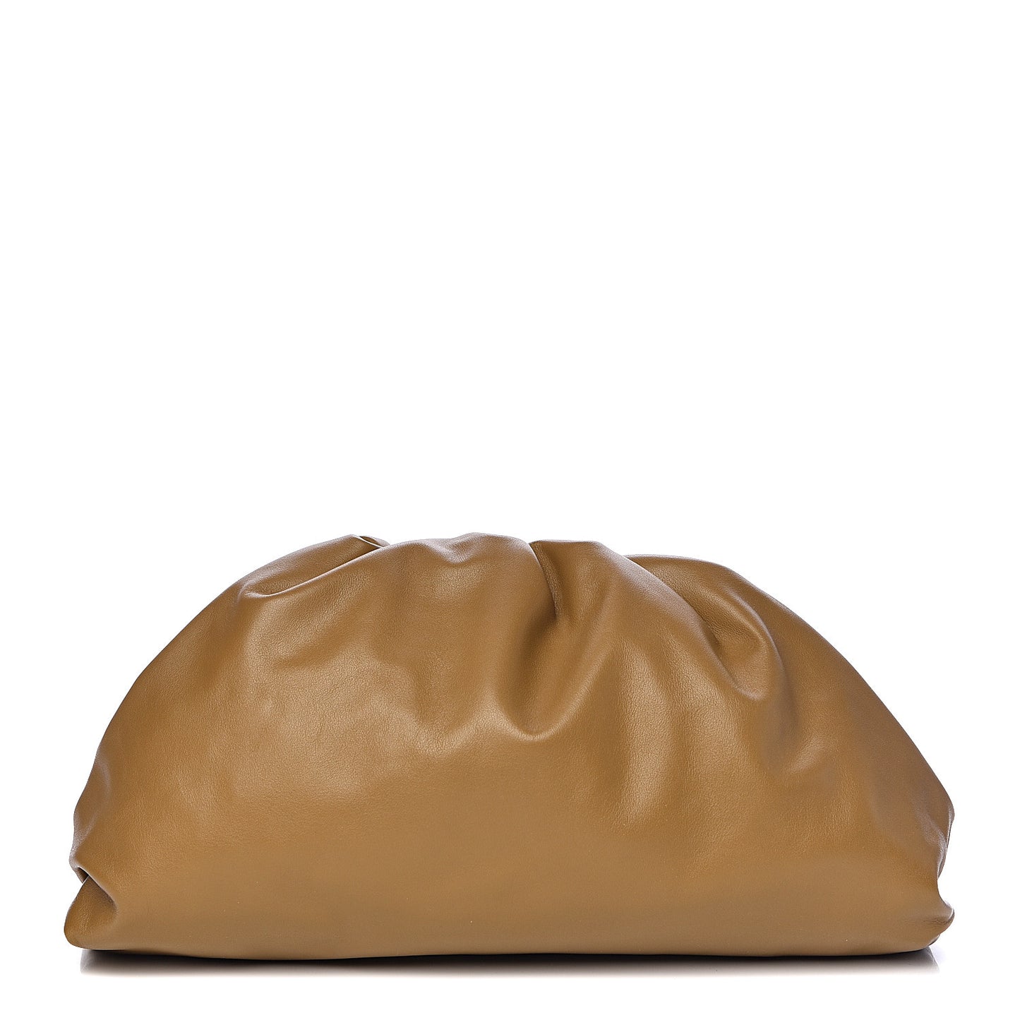 Smooth Butter Calf The Pouch Oversized Clutch Moutarde