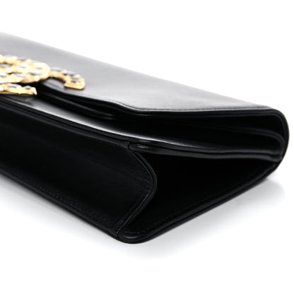 Chanel Lambskin Evening In Egypt Clutch Black 9 of 15