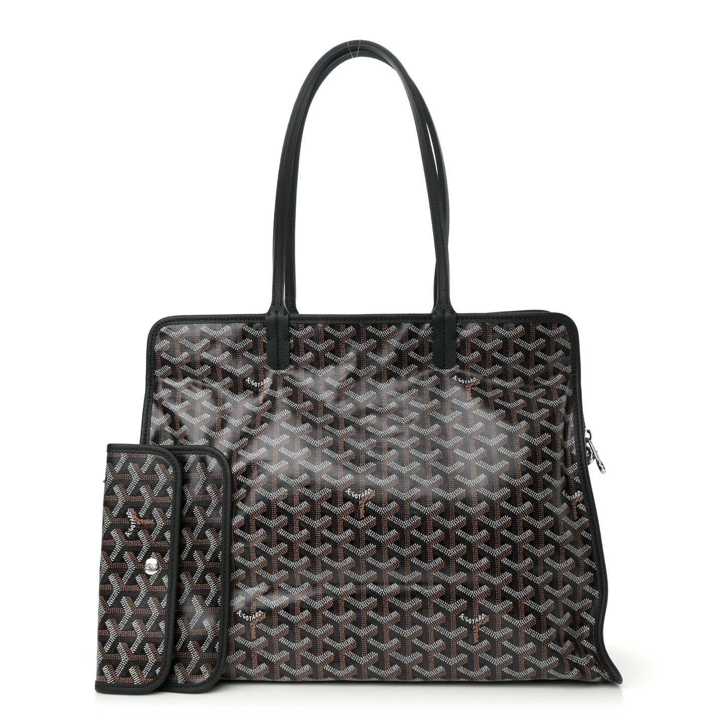 Goyardine Sac Hardy Pet Carrier PM Black