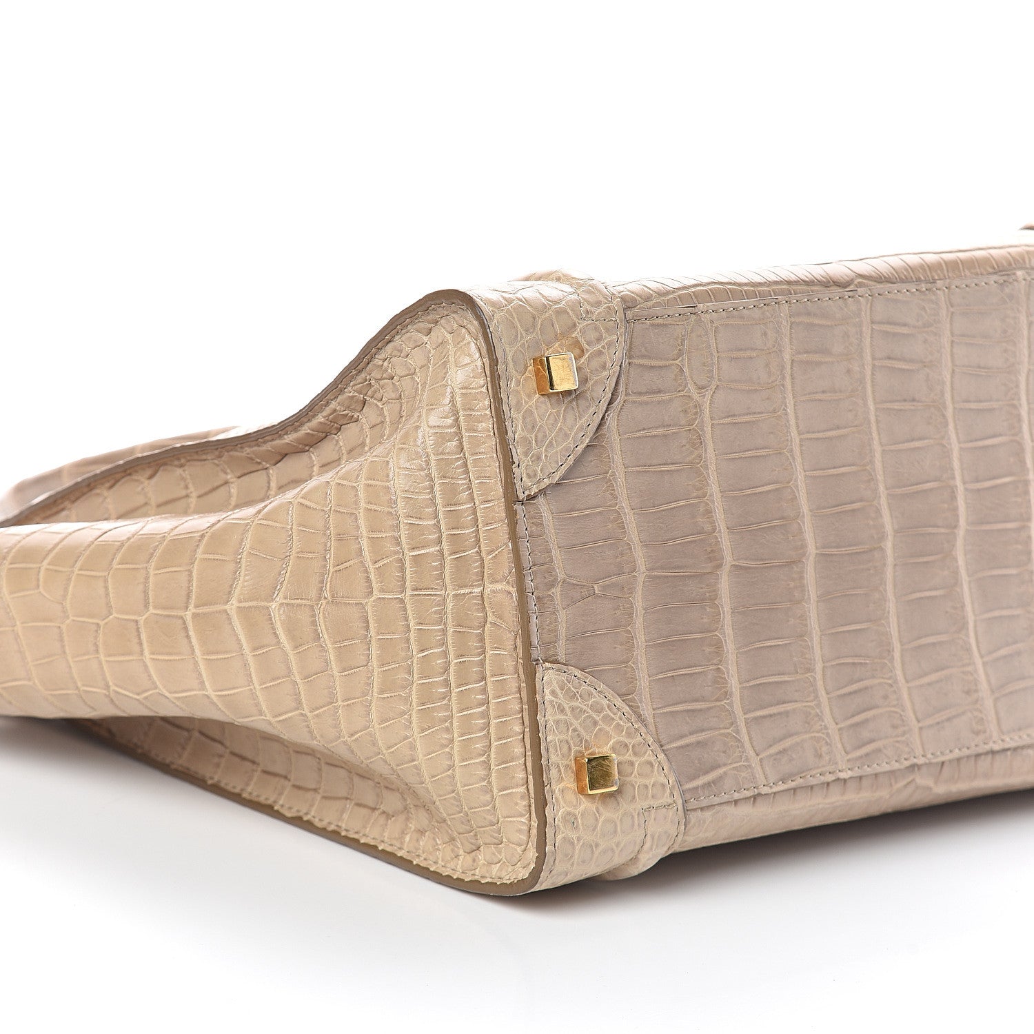 Celine Crocodile Mini Luggage Beige 8 of 9