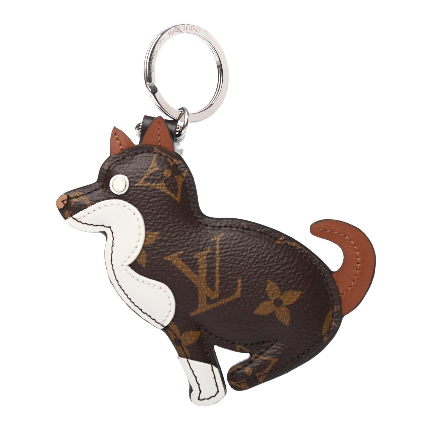 Louis Vuitton Monogram Dog Bag Charm Key Holder 1 of 4