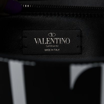 Valentino Garavani Calfskin VLTN Times Tote Bag Black 10 of 14