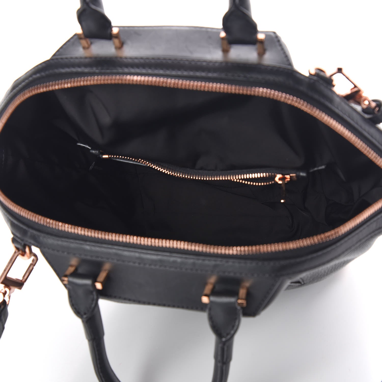 Alexander Wang Pebbled Calfskin Small Emile Soft Black Rose Gold Hardware 5 of 10