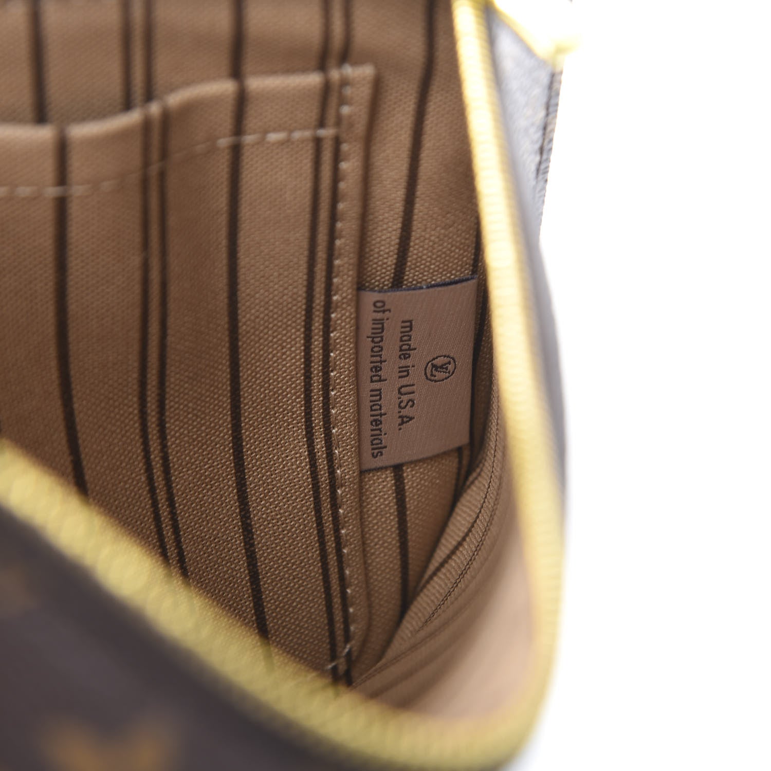 Louis Vuitton Monogram Neverfull MM GM Pochette 6 of 7