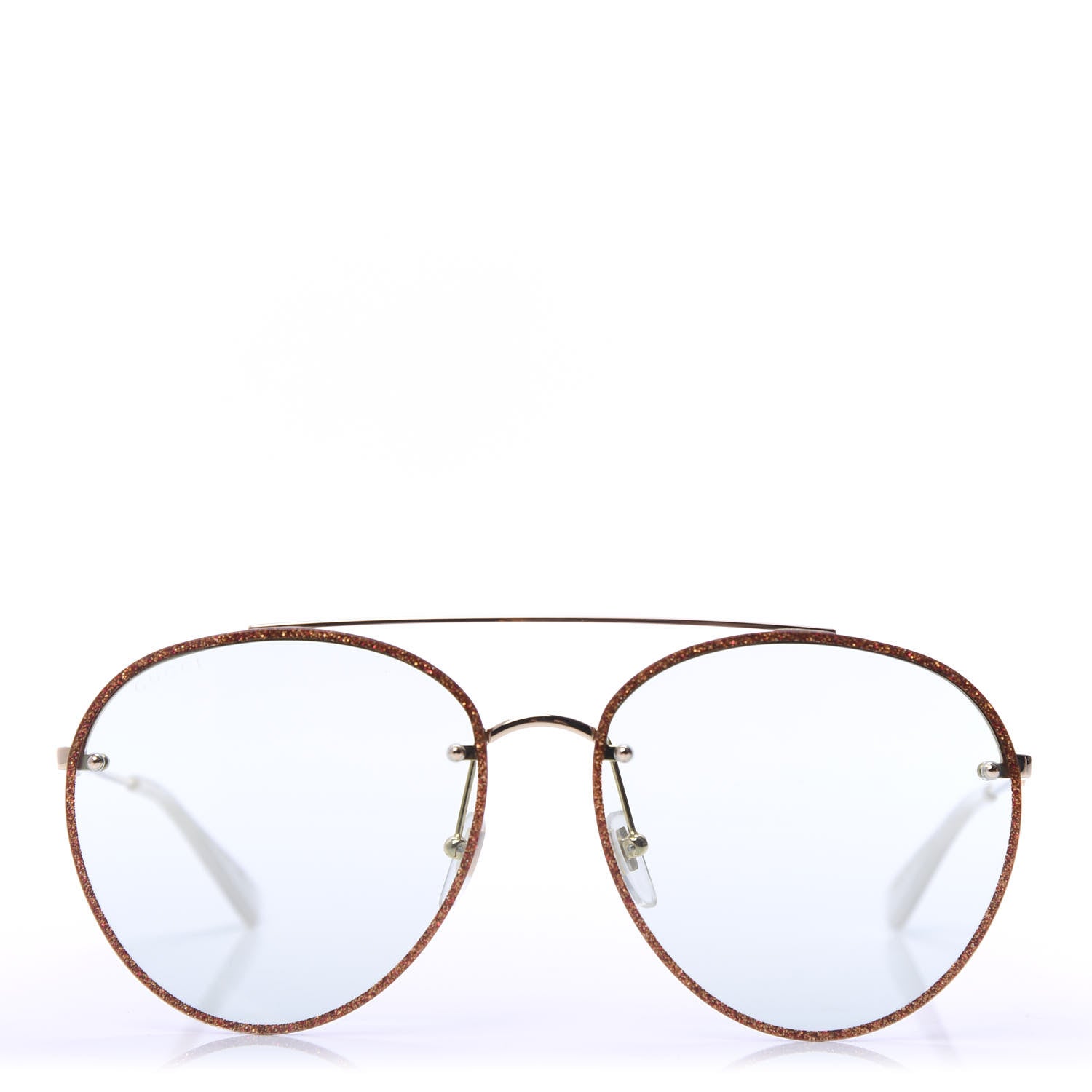 Gucci Glitter Aviator Sunglasses GG0351S Red 2 of 9