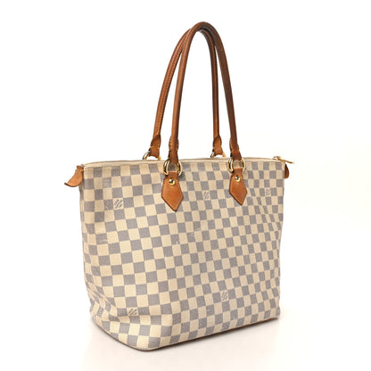 Louis Vuitton Damier Azur Saleya MM 3 of 13