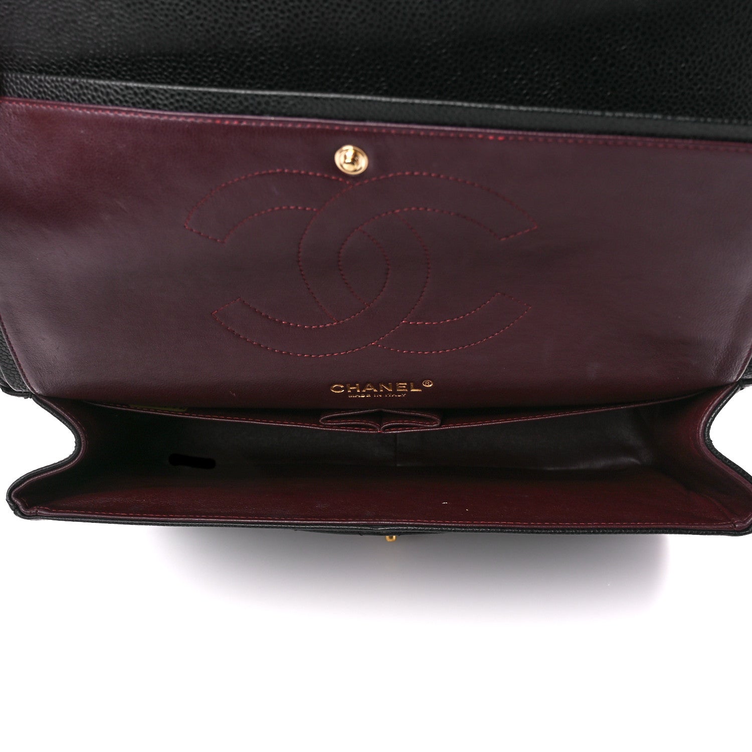 Chanel Caviar Quilted Jumbo Double Flap Black 5 of 11