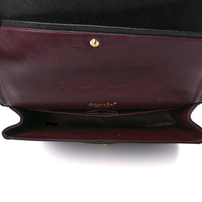 Chanel Caviar Quilted Jumbo Double Flap Black 5 of 11