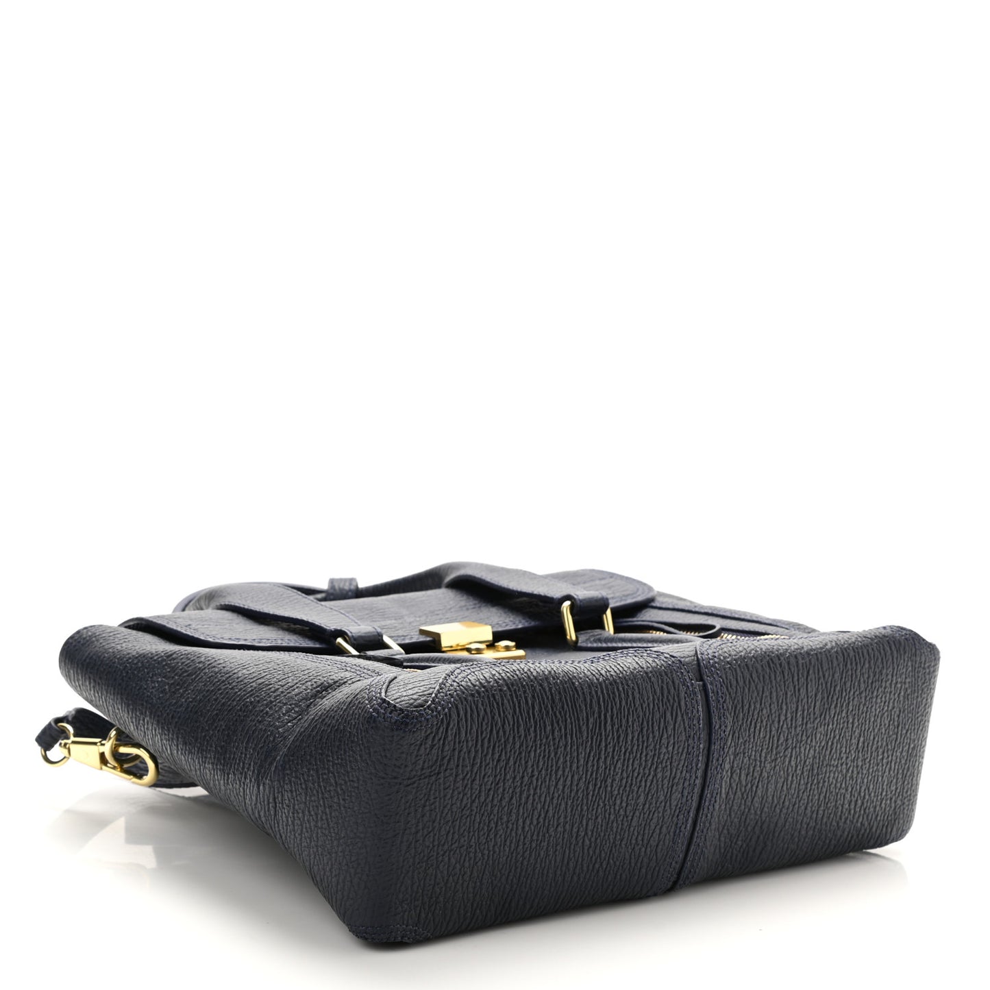 Textured Calfskin Medium Pashli Satchel Ink