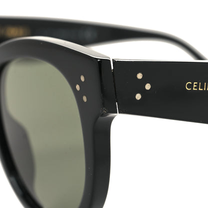 Celine Acetate Studded Mineral Round Sunglasses CL40031N Black 7 of 9