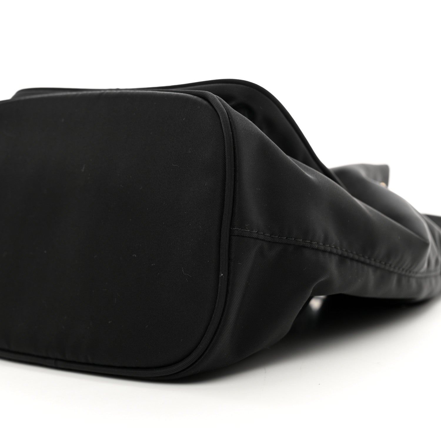 Prada Re-Nylon Duet Drawstring Shoulder Bag Black 9 of 9