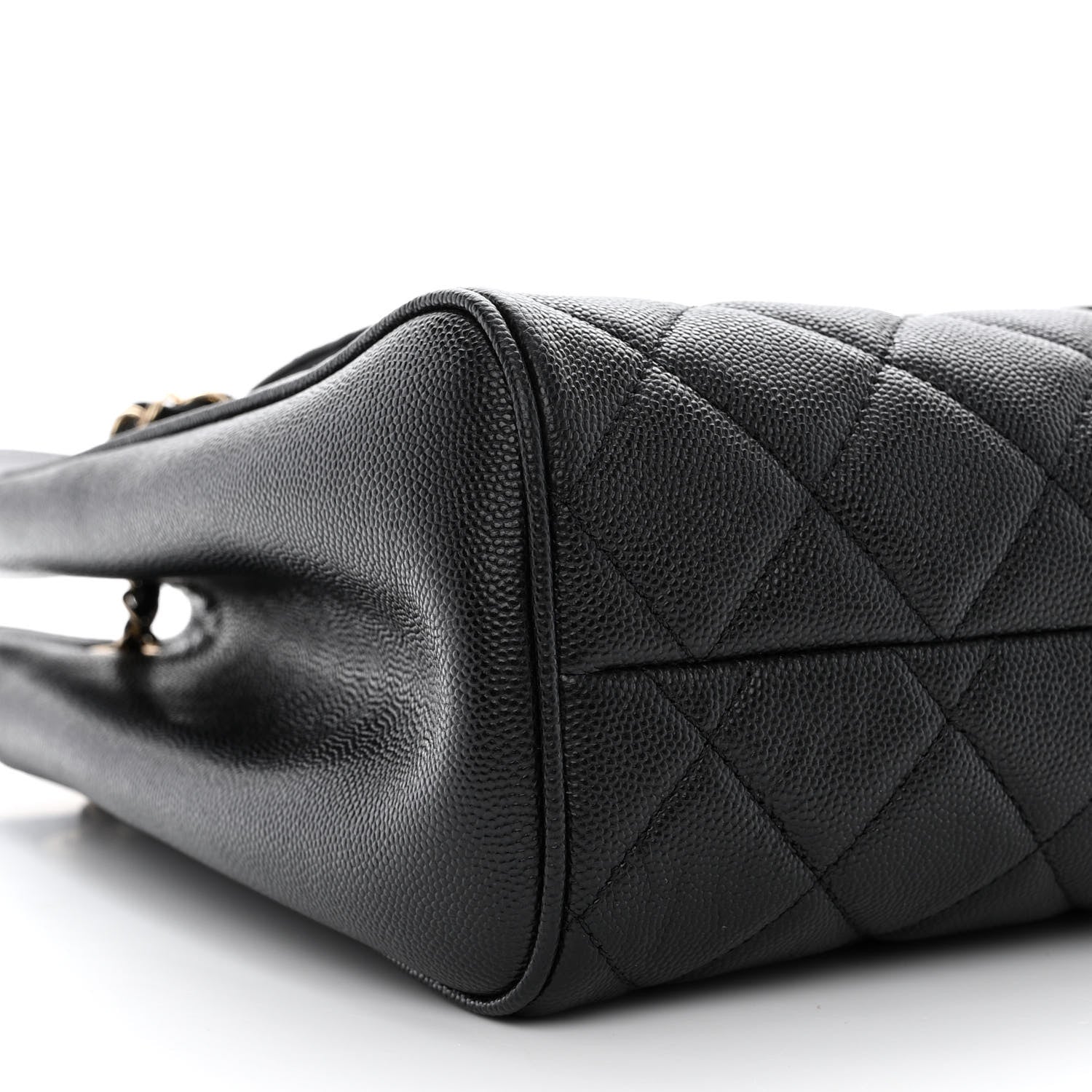 Chanel Caviar Quilted In Out Flap Shopping Tote Black 9 of 12