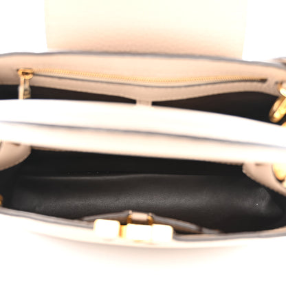 Louis Vuitton Taurillon Capucines BB Galet 5 of 9