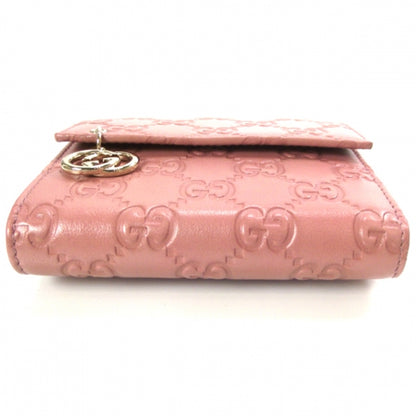 Gucci Guccissima GG Pierce Tri Fold Wallet Blush 4 of 8