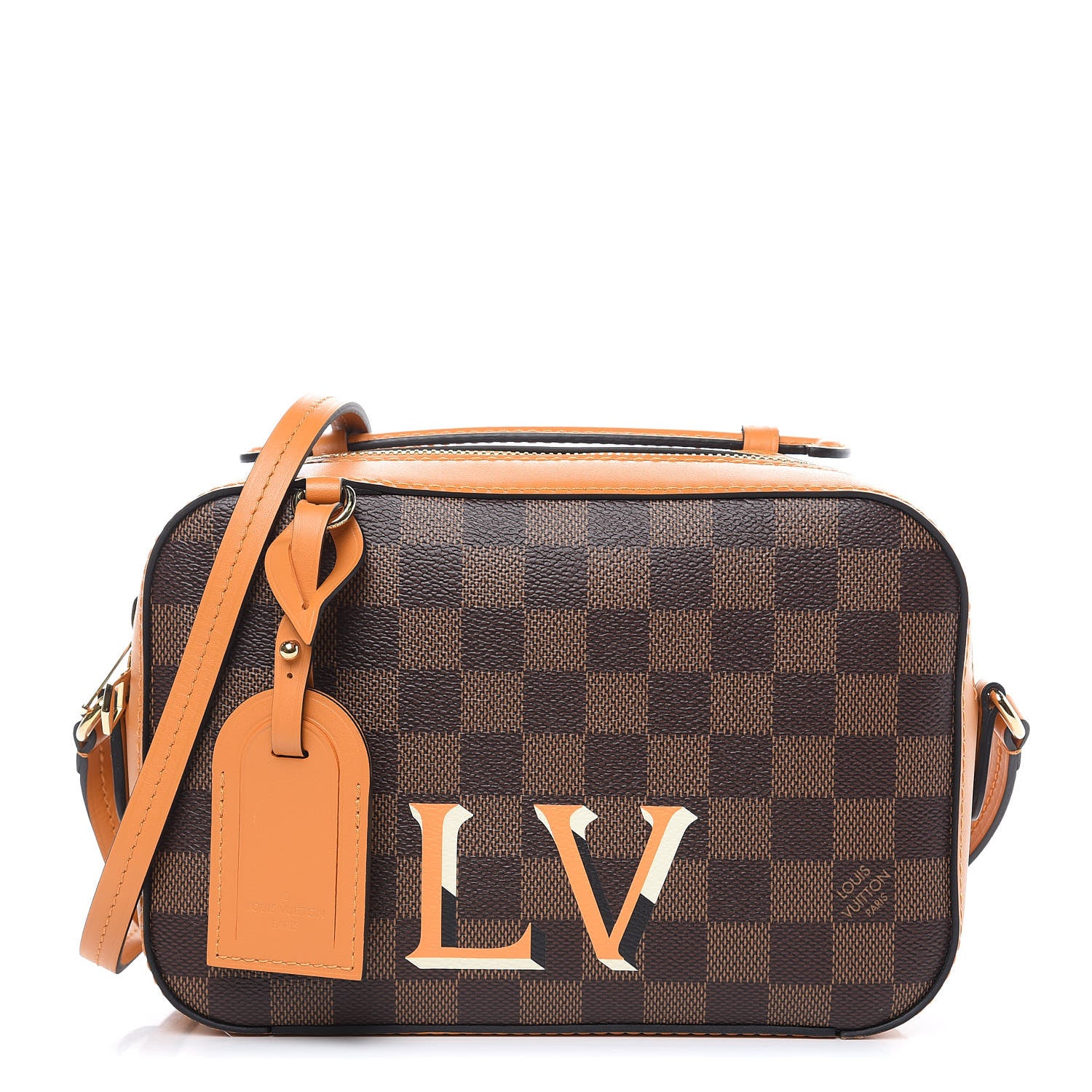 Louis Vuitton Damier Ebene Santa Monica Safran 1 of 10