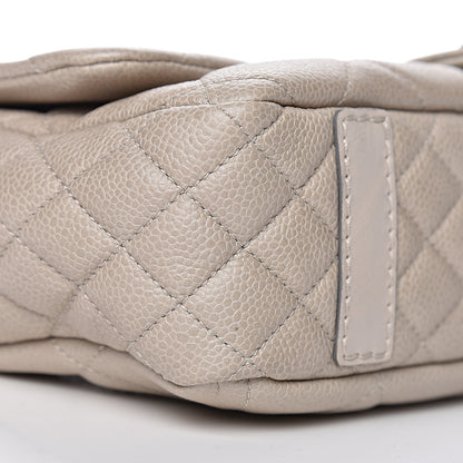Chanel Caviar Quilted Coco Casual Flap Light Beige 9 of 12