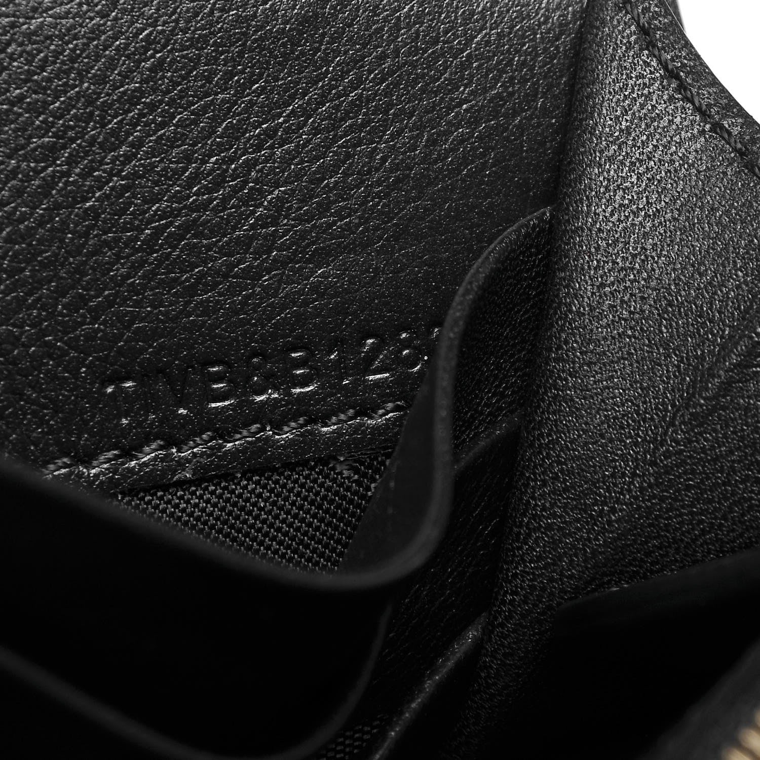 Burberry Calfskin House Check Henley Wallet On Chain Black 8 of 12