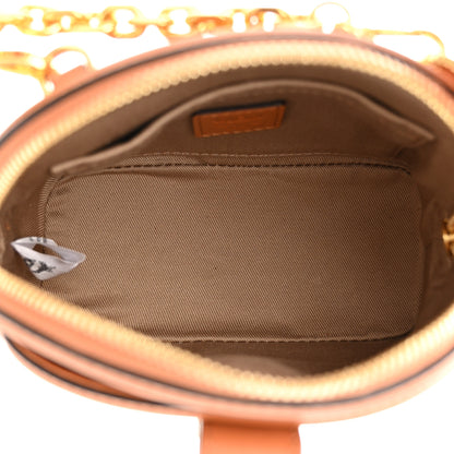 MCM Visetos Mini Anna Crossbody Bag Cognac 5 of 9