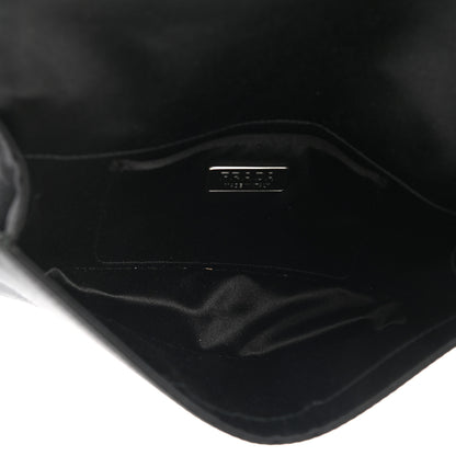 Prada Satin Crystal Clutch Black 5 of 8