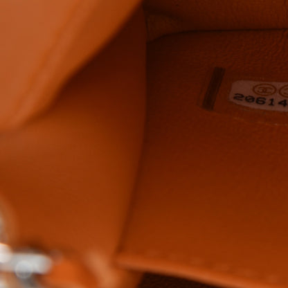 Chanel Patent Quilted Extra Mini Flap Light Orange 7 of 7