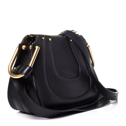 Chloe Grained Calfskin Nano Hayley Hobo Black 3 of 10