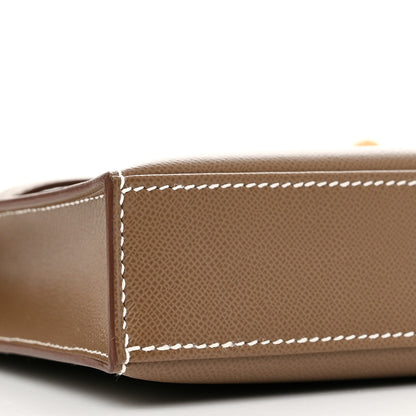 Hermes Madame Calfskin Kelly Elan Etoupe 9 of 11