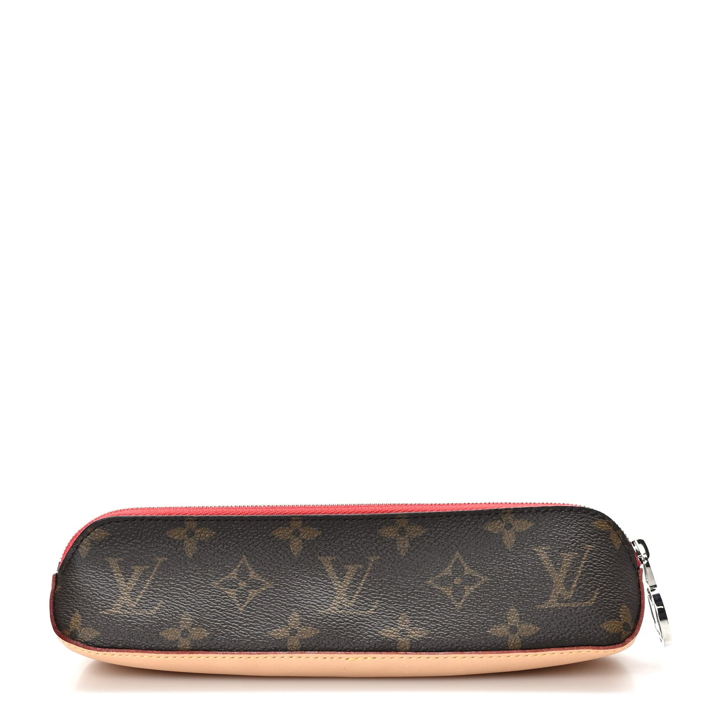 Monogram Elizabeth Pencil Pouch Red