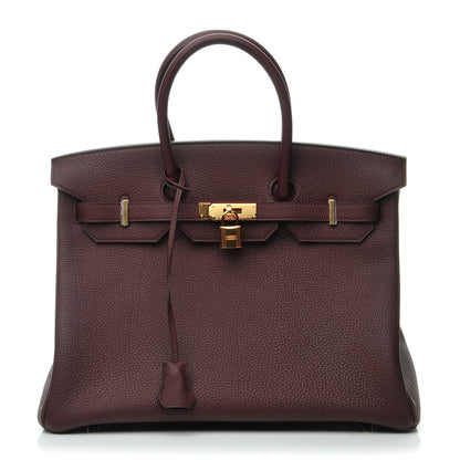 Hermes Togo Birkin 35 Bordeaux 1 of 27