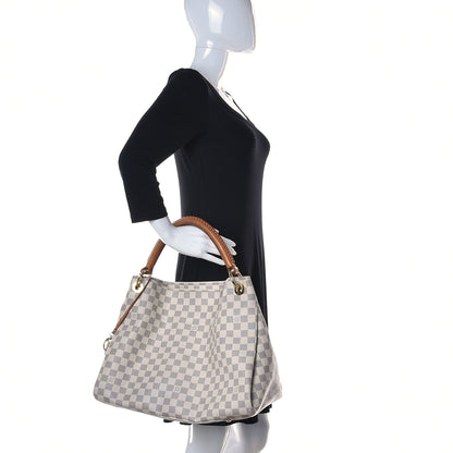 Louis Vuitton Damier Azur Artsy MM 2 of 8