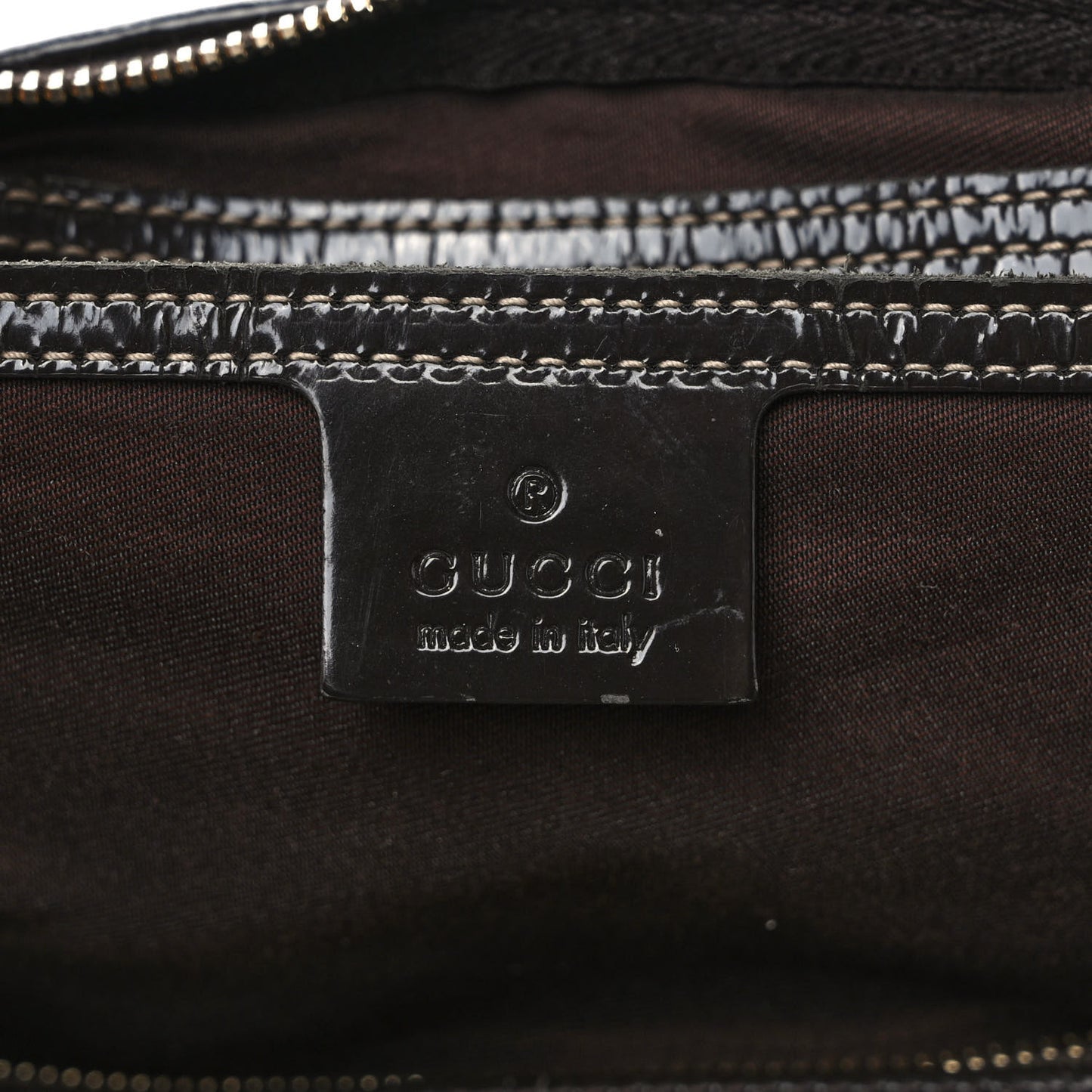 GG Plus Monogram Medium Joy Boston Dark Brown
