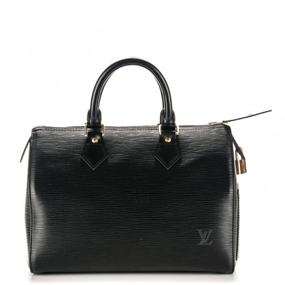 Louis Vuitton Epi Speedy 25 Black 1 of 7
