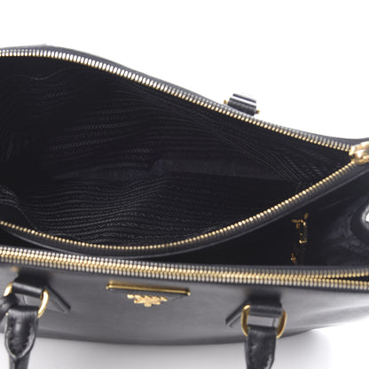 Prada Saffiano Medium Galleria Double Zip Tote Black 5 of 14