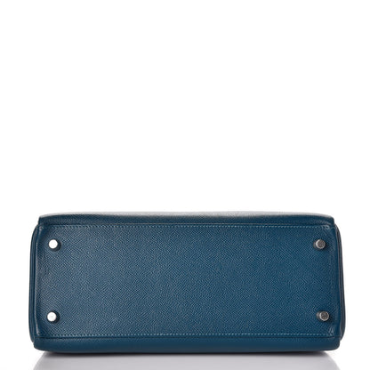 Hermes Epsom Retourne Kelly 28 Bleu Thalassa 30 of 31