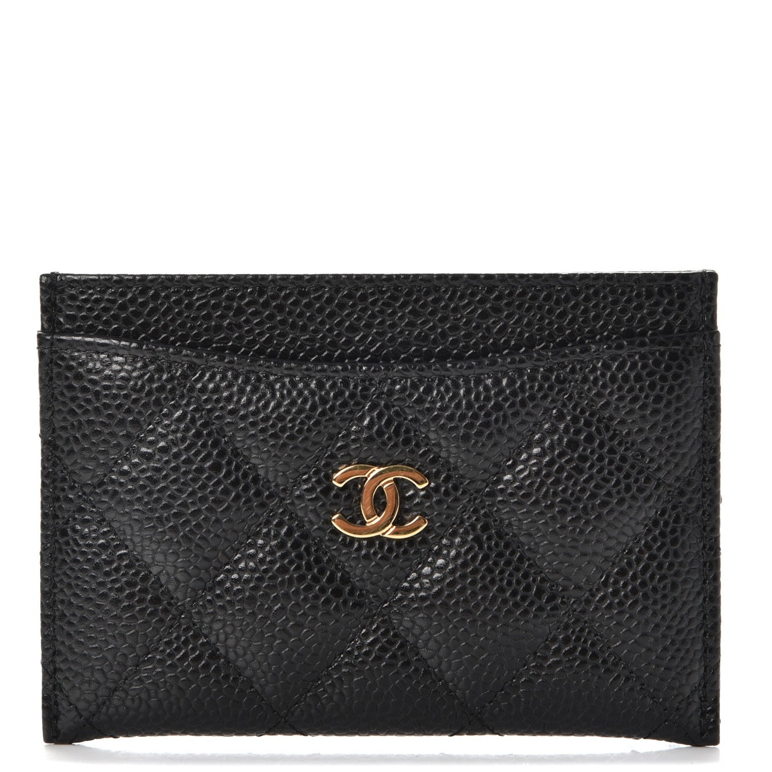 Chanel Caviar Quilted Card Holder Black 1 of 9