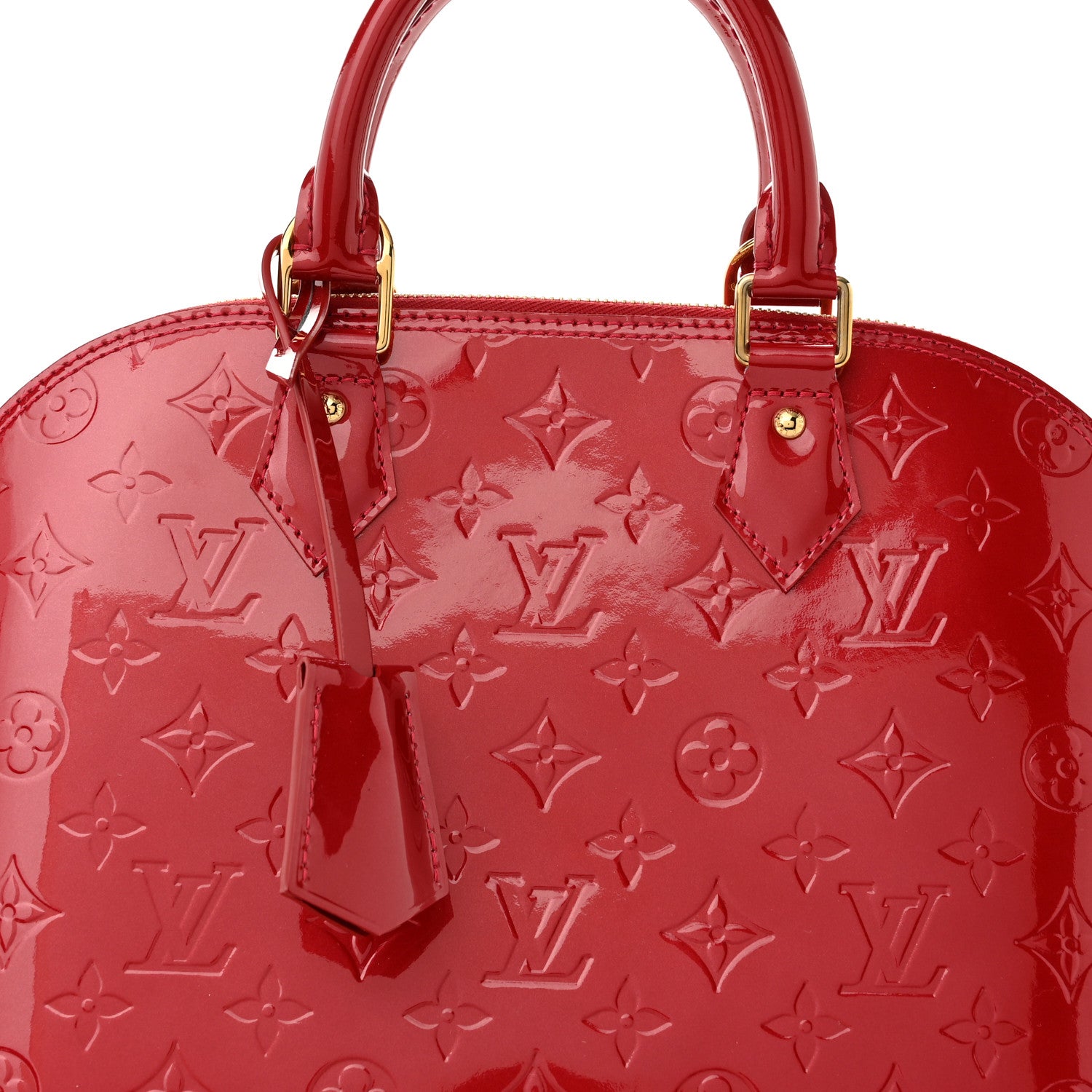 Louis Vuitton Vernis Alma PM Pomme D'Amour 7 of 10