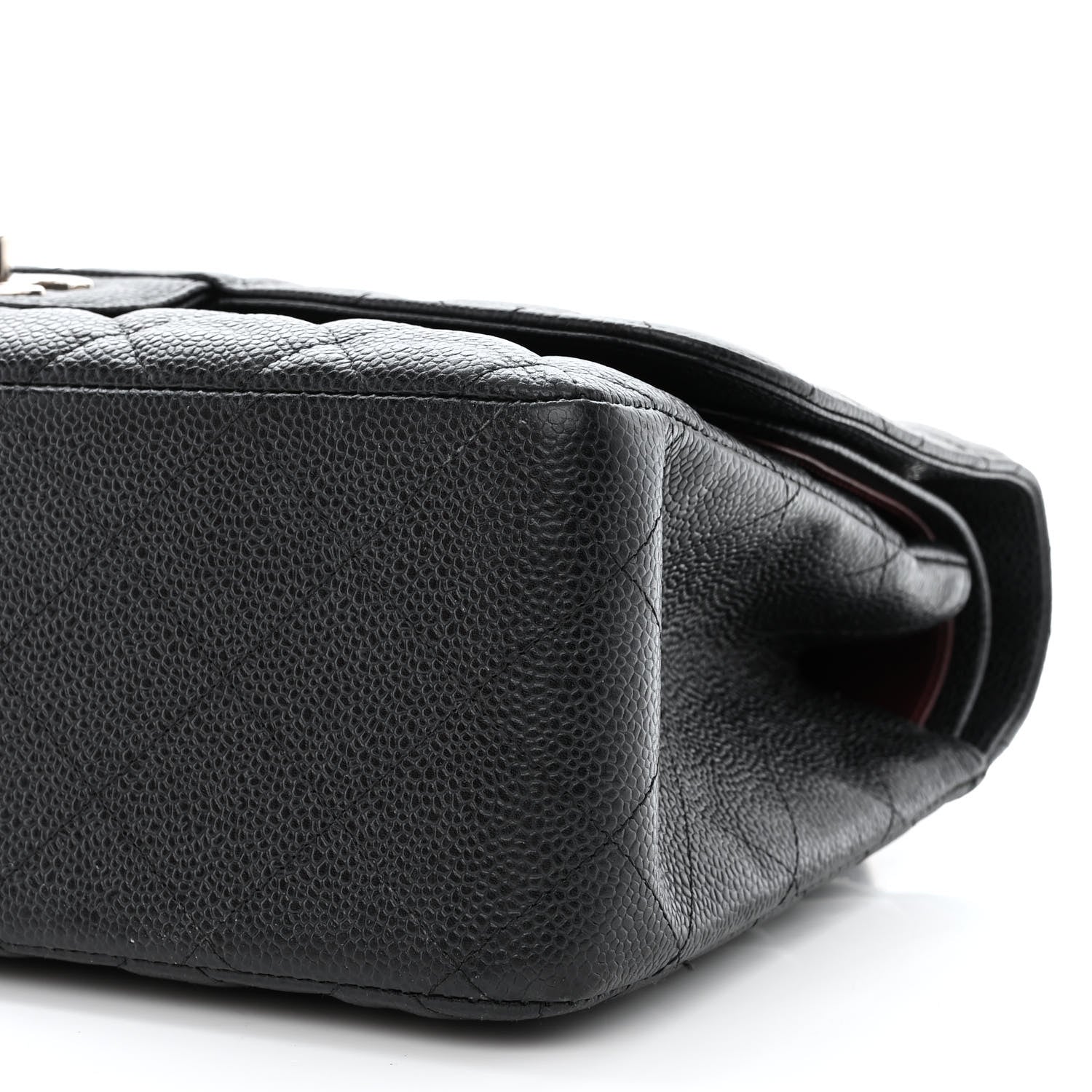Chanel Caviar Quilted Jumbo Double Flap Black 10 of 12