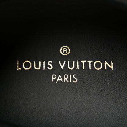 Louis Vuitton Calfskin Monogram Eclipse Luxembourg Sneakers 10 Black 8 of 9