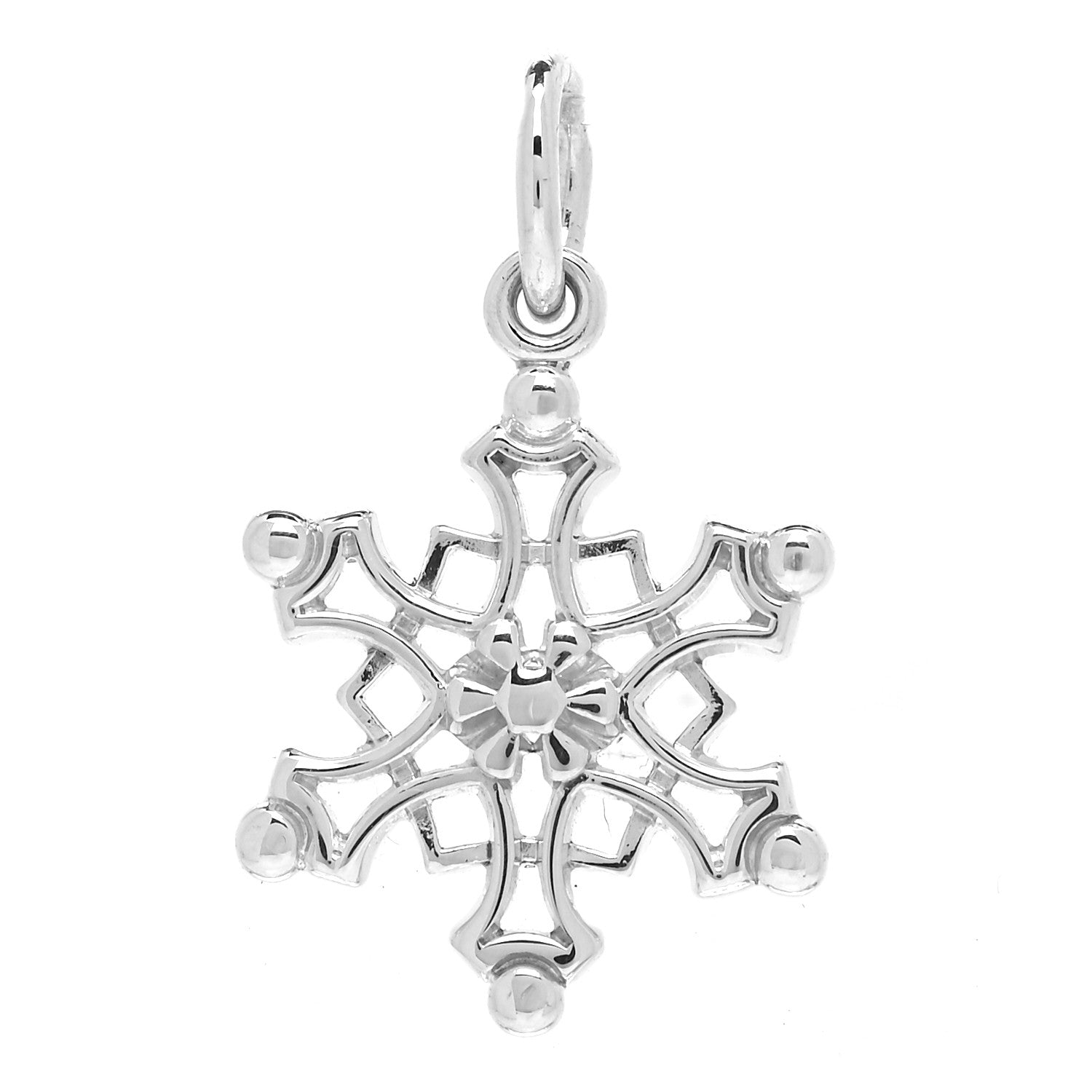 Tiffany Sterling Silver Snowflake Charm 1 of 5