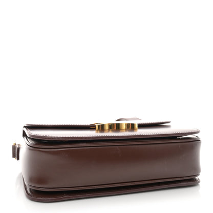 Celine Shiny Calfskin Medium Triomphe Chestnut 4 of 11